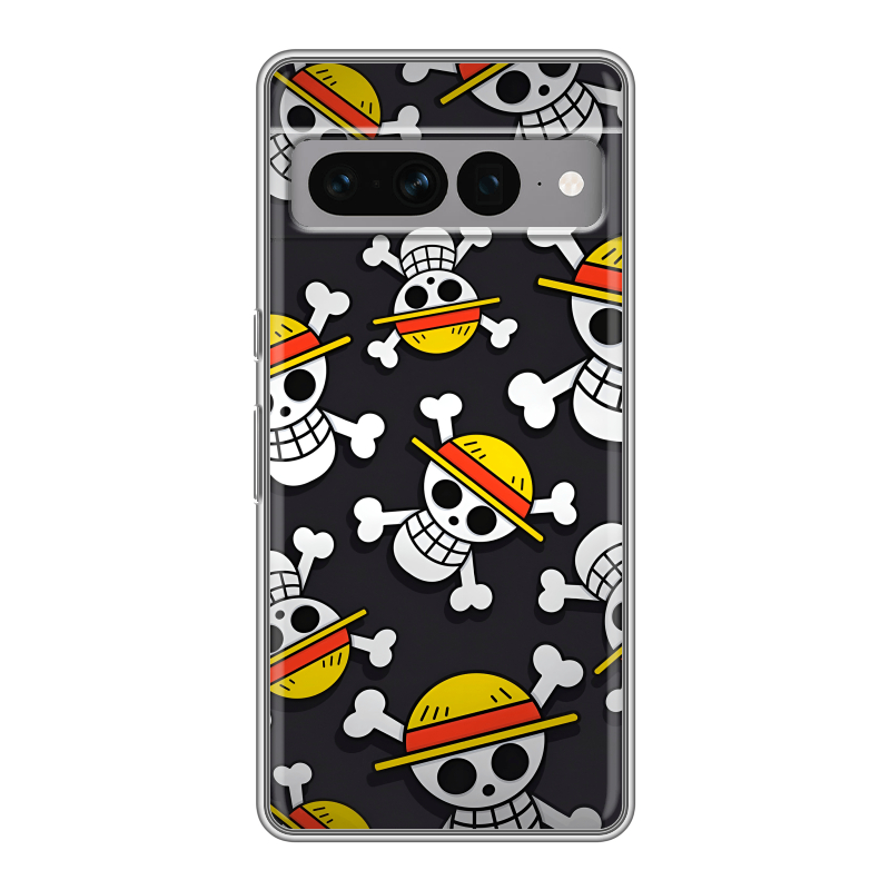 Силиконовый противоударный чехол на Google Pixel 7 Pro с принтом One Piece Ван Пис Силиконовый противоударный чехол на Google Pixel 7 Pro с принтом One Piece Ван Пис