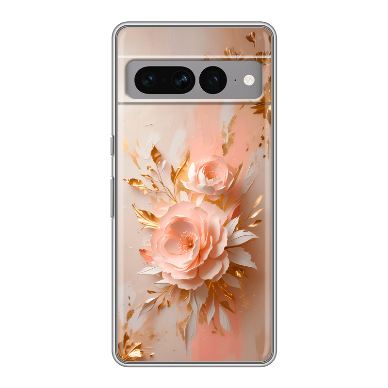 Силиконовый противоударный чехол на Google Pixel 7 Pro с принтом женский Силиконовый противоударный чехол на Google Pixel 7 Pro с принтом женский