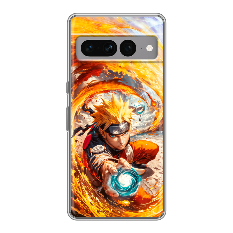 Силиконовый чехол на Google Pixel 7 Pro с принтом Аниме Наруто Naruto Силиконовый чехол на Google Pixel 7 Pro с принтом Аниме Наруто Naruto