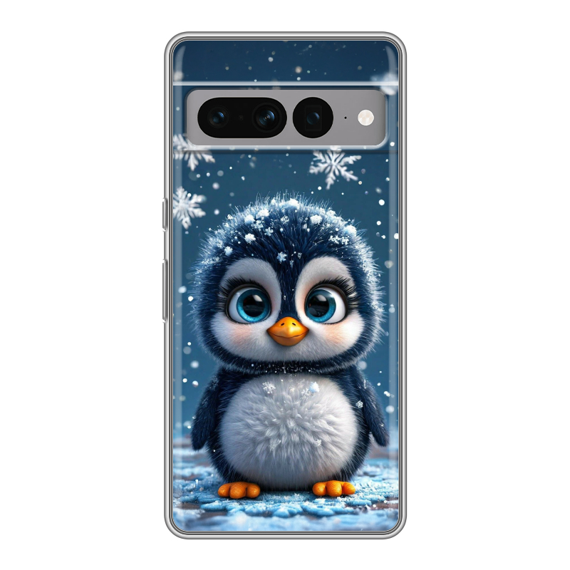 Силиконовый чехол на Google Pixel 7 Pro с принтом Новый год Силиконовый чехол на Google Pixel 7 Pro с принтом Новый год