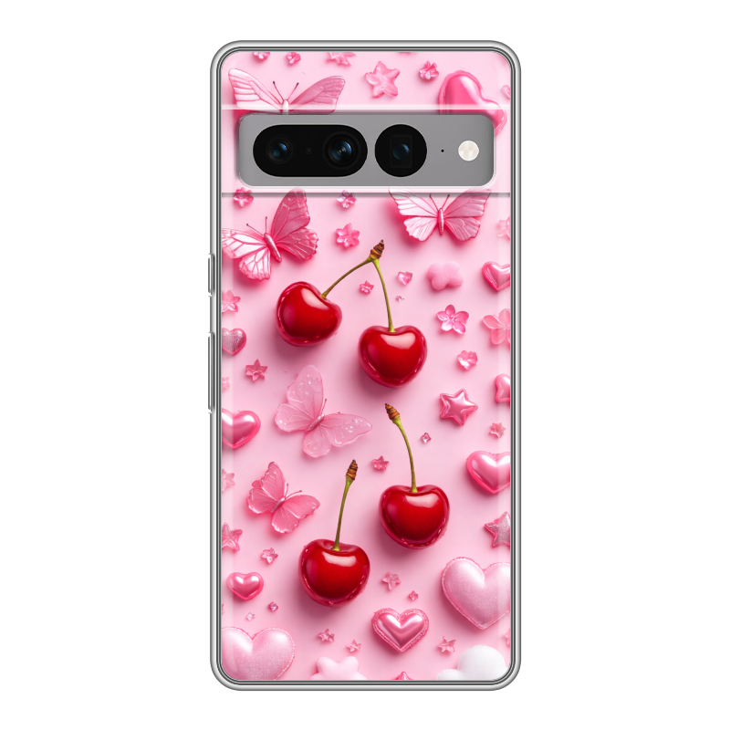 Силиконовый чехол на Google Pixel 7 Pro с принтом для девочек Силиконовый чехол на Google Pixel 7 Pro с принтом для девочек