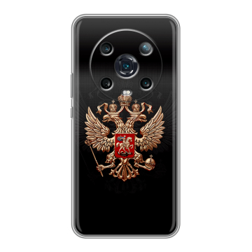 Силиконовый чехол на Huawei Honor Magic 4 Pro с принтом Герб России Силиконовый чехол на Huawei Honor Magic 4 Pro с принтом Герб России