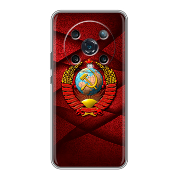 Силиконовый чехол на Huawei Honor Magic 4 Pro с принтом Герб СССР Силиконовый чехол на Huawei Honor Magic 4 Pro с принтом Герб СССР