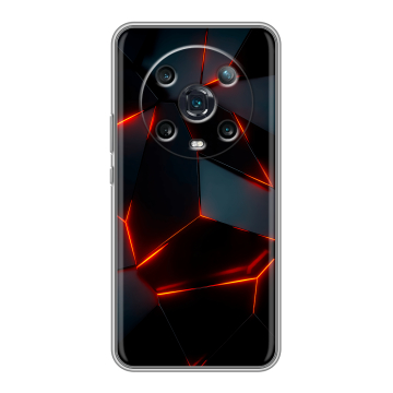 Силиконовый чехол на Huawei Honor Magic 4 Pro с принтом Яркие абстракции Силиконовый чехол на Huawei Honor Magic 4 Pro с принтом Яркие абстракции
