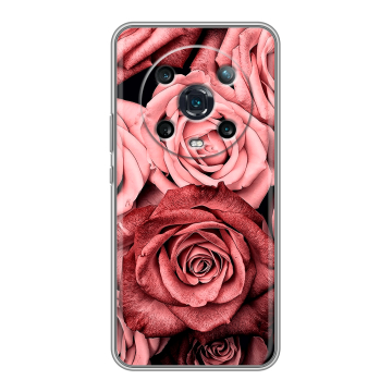Силиконовый чехол на Huawei Honor Magic 4 Pro с принтом Цветы розы Силиконовый чехол на Huawei Honor Magic 4 Pro с принтом Цветы розы
