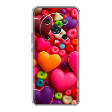 Силиконовый чехол на Huawei Honor Magic 4 Pro с принтом Сердечки Силиконовый чехол на Huawei Honor Magic 4 Pro с принтом Сердечки