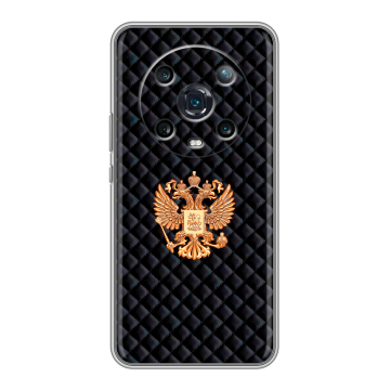 Силиконовый чехол на Huawei Honor Magic 4 Pro с принтом Герб России принт