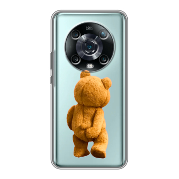 Силиконовый чехол на Huawei Honor Magic 4 Pro с принтом Медведь