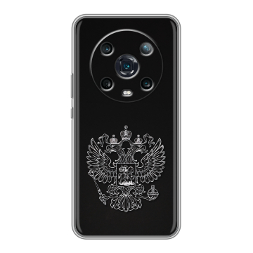 Силиконовый чехол на Huawei Honor Magic 4 Pro с принтом Герб России Силиконовый чехол на Huawei Honor Magic 4 Pro с принтом Герб России