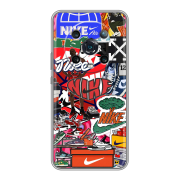 Силиконовый чехол на Huawei Honor Magic 4 Pro с принтом Найк Nike яркий Силиконовый чехол на Huawei Honor Magic 4 Pro с принтом Найк Nike яркий