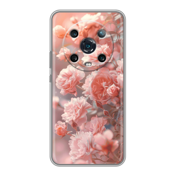 Силиконовый чехол на Huawei Honor Magic 4 Pro с принтом Розовые розы Силиконовый чехол на Huawei Honor Magic 4 Pro с принтом Розовые розы