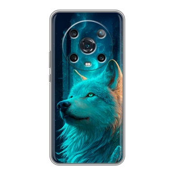 Силиконовый чехол на Huawei Honor Magic 4 Pro с принтом бабочки саккура Силиконовый чехол на Huawei Honor Magic 4 Pro с принтом бабочки саккура