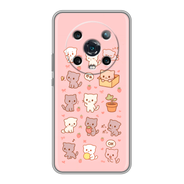 Силиконовый чехол на Huawei Honor Magic 4 Pro с принтом Hello Kitty Хелоу Кити Силиконовый чехол на Huawei Honor Magic 4 Pro с принтом Hello Kitty Хелоу Кити