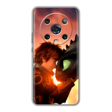 Силиконовый чехол на Huawei Honor Magic 4 Pro с принтом Как приручить дракона Силиконовый чехол на Huawei Honor Magic 4 Pro с принтом Как приручить дракона