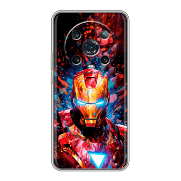 Силиконовый чехол на Huawei Honor Magic 4 Pro с принтом Железный человек Ironman Силиконовый чехол на Huawei Honor Magic 4 Pro с принтом Железный человек Ironman