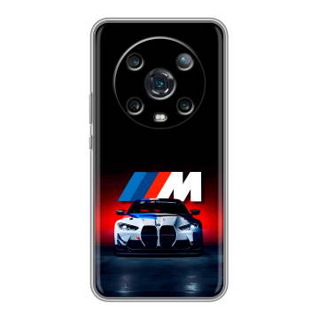 Силиконовый чехол на Huawei Honor Magic 4 Pro с принтом БМВ BMW