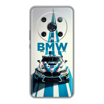 Силиконовый чехол на Huawei Honor Magic 4 Pro с принтом БМВ BMW Силиконовый чехол на Huawei Honor Magic 4 Pro с принтом БМВ BMW