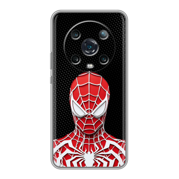 Силиконовый чехол на Huawei Honor Magic 4 Pro с принтом человек паук spiderman Силиконовый чехол на Huawei Honor Magic 4 Pro с принтом человек паук spiderman