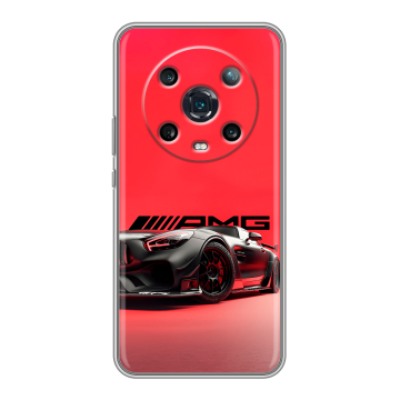 Силиконовый чехол на Huawei Honor Magic 4 Pro с принтом Мерседес Mercedes AMG
