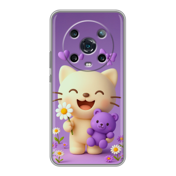 Силиконовый чехол на Huawei Honor Magic 4 Pro с принтом для девочек Силиконовый чехол на Huawei Honor Magic 4 Pro с принтом для девочек