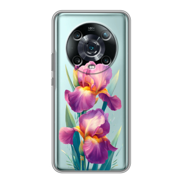 Силиконовый чехол на Huawei Honor Magic 4 Pro с принтом Цветы орхидеи