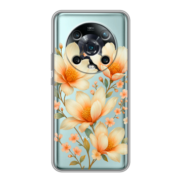 Силиконовый чехол на Huawei Honor Magic 4 Pro с принтом Цветы