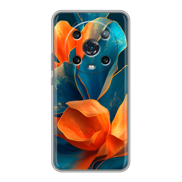 Силиконовый чехол на Huawei Honor Magic 4 Pro с принтом Цветы