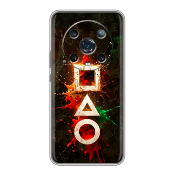 Силиконовый чехол на Huawei Honor Magic 4 Pro с принтом Squid Game Игра кальмара Силиконовый чехол на Huawei Honor Magic 4 Pro с принтом Squid Game Игра кальмара