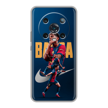 Силиконовый чехол на Huawei Honor Magic 4 Pro с принтом Барселона Barca Yamal 