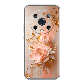 Силиконовый чехол на Huawei Honor Magic 4 Pro с принтом женский