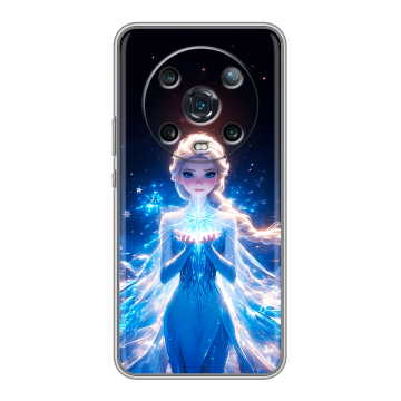 Силиконовый чехол на Huawei Honor Magic 4 Pro с принтом Холодное сердце Frozen