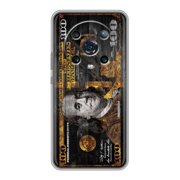 Силиконовый чехол на Huawei Honor Magic 4 Pro с принтом Доллар деньги Силиконовый чехол на Huawei Honor Magic 4 Pro с принтом Доллар деньги