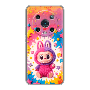 Силиконовый чехол на Huawei Honor Magic 4 Pro с принтом Labubu Лабубу