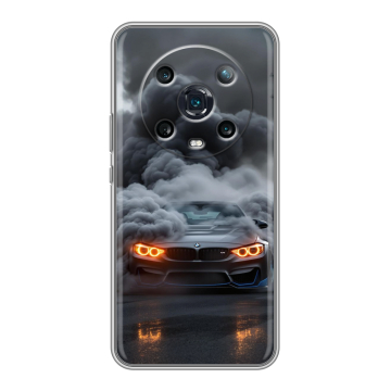Силиконовый чехол на Huawei Honor Magic 4 Pro с принтом BMW БМВ