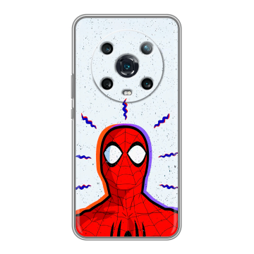Силиконовый чехол на Huawei Honor Magic 4 Pro с принтом Spiderman Человек паук