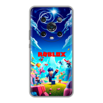 Силиконовый чехол на Huawei Honor Magic 4 Pro с принтом Roblox Роблокс Силиконовый чехол на Huawei Honor Magic 4 Pro с принтом Roblox Роблокс