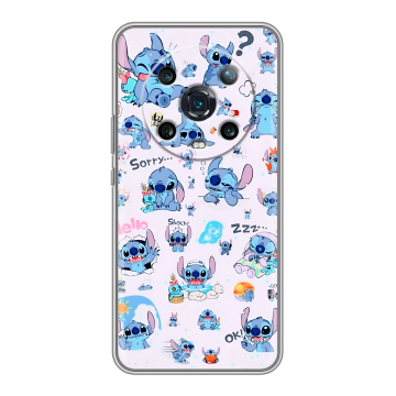 Силиконовый чехол на Huawei Honor Magic 4 Pro с принтом Лило и Стич Силиконовый чехол на Huawei Honor Magic 4 Pro с принтом Лило и Стич