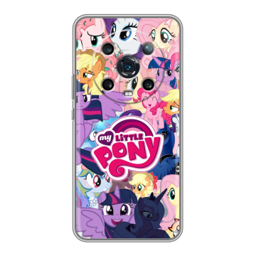 Силиконовый чехол на Huawei Honor Magic 4 Pro с принтом My little pony Дружба чудо