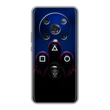 Силиконовый чехол на Huawei Honor Magic 4 Pro с принтом Игра Кальмара