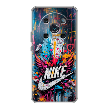 Силиконовый чехол на Huawei Honor Magic 4 Pro с принтом Nike Найк Силиконовый чехол на Huawei Honor Magic 4 Pro с принтом Nike Найк