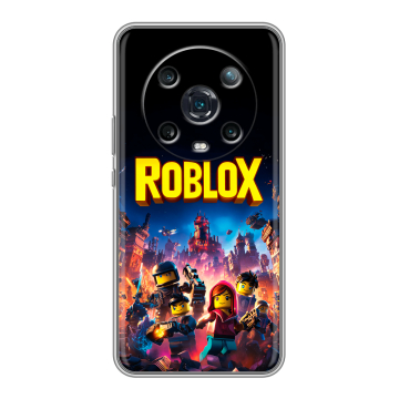 Силиконовый чехол на Huawei Honor Magic 4 Pro с принтом Roblox Роблокс Силиконовый чехол на Huawei Honor Magic 4 Pro с принтом Roblox Роблокс