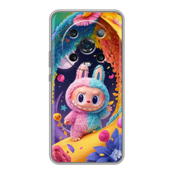 Силиконовый чехол на Huawei Honor Magic 4 Pro с принтом Labubu Лабубу Силиконовый чехол на Huawei Honor Magic 4 Pro с принтом Labubu Лабубу