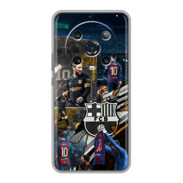 Силиконовый чехол на Huawei Honor Magic 4 Pro с принтом Messi Barcelona