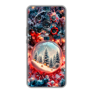 Силиконовый чехол на Huawei Honor Magic 4 Pro с принтом Новый год