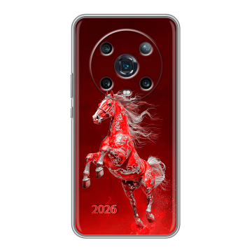 Силиконовый чехол на Huawei Honor Magic 4 Pro с принтом Новый год