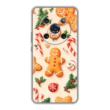 Силиконовый чехол на Huawei Honor Magic 4 Pro с принтом Новый год