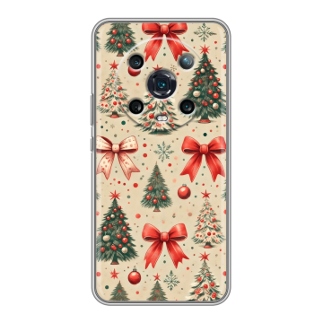 Силиконовый чехол на Huawei Honor Magic 4 Pro с принтом Новый год