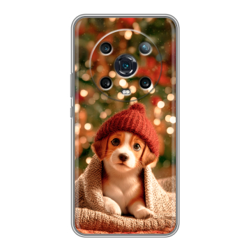 Силиконовый чехол на Huawei Honor Magic 4 Pro с принтом Новый год