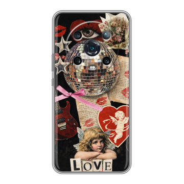 Силиконовый чехол на Huawei Honor Magic 4 Pro с принтом для девочек