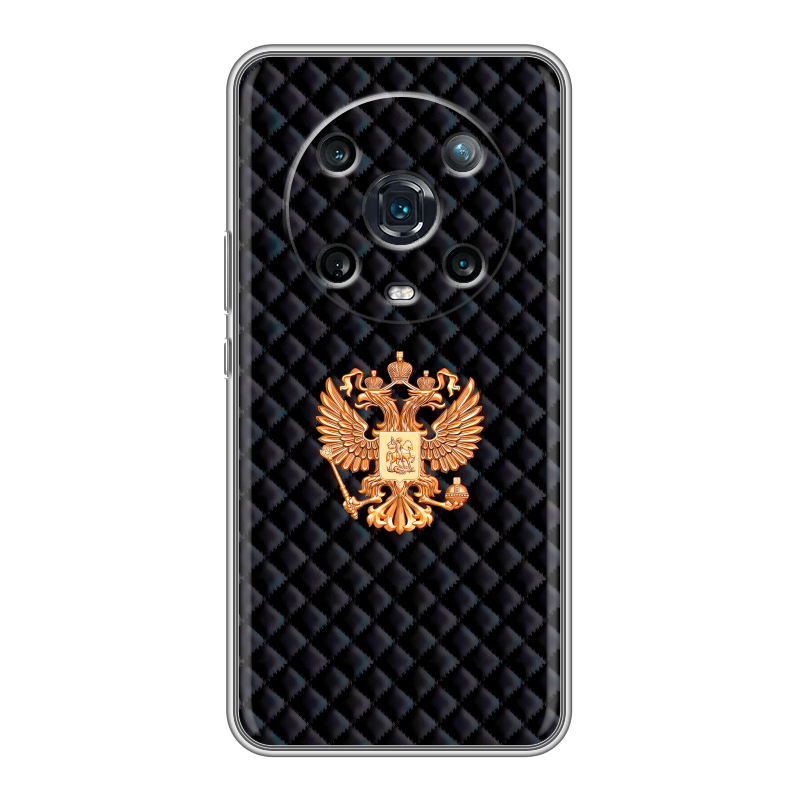 Силиконовый чехол на Huawei Honor Magic 4 Pro с принтом Герб России принт Силиконовый чехол на Huawei Honor Magic 4 Pro с принтом Герб России принт
